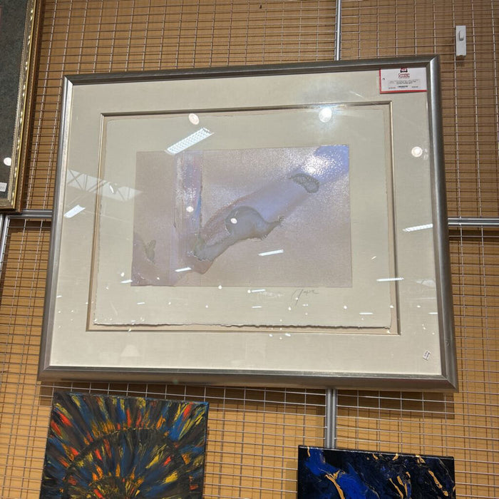 Silver Frame Pink And Blue Smudge (BLH)