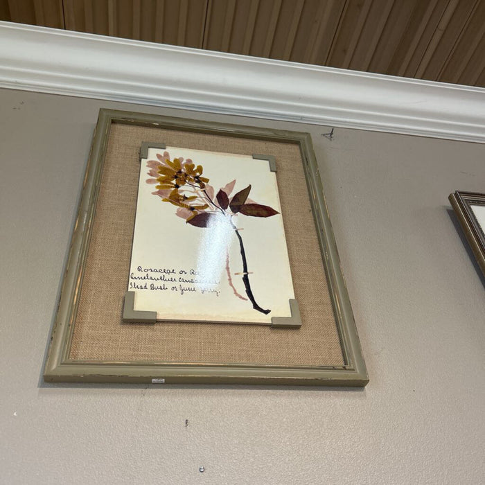 S/3 Leaf Saying Tile Art Framed (BII)