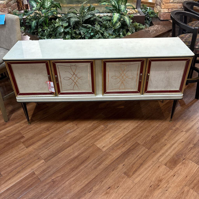 Red + Gold Antique Buffet (SAK)