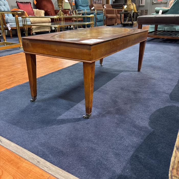 Leather Top Coffee Table (KL)