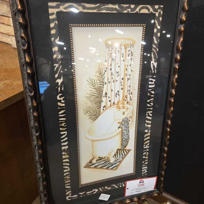 Bathtub DW Ornate Framed Artwork (AA)