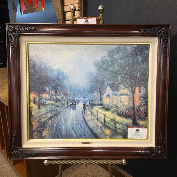 "Hometown Memories" Thomas Kincaid Artwork (ALK)