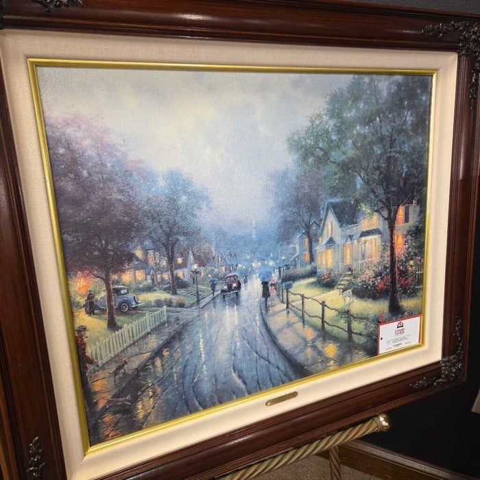 "Hometown Memories" Thomas Kincaid Artwork (ALK)