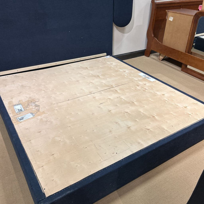 Blue Fabric King Bed (SKH)