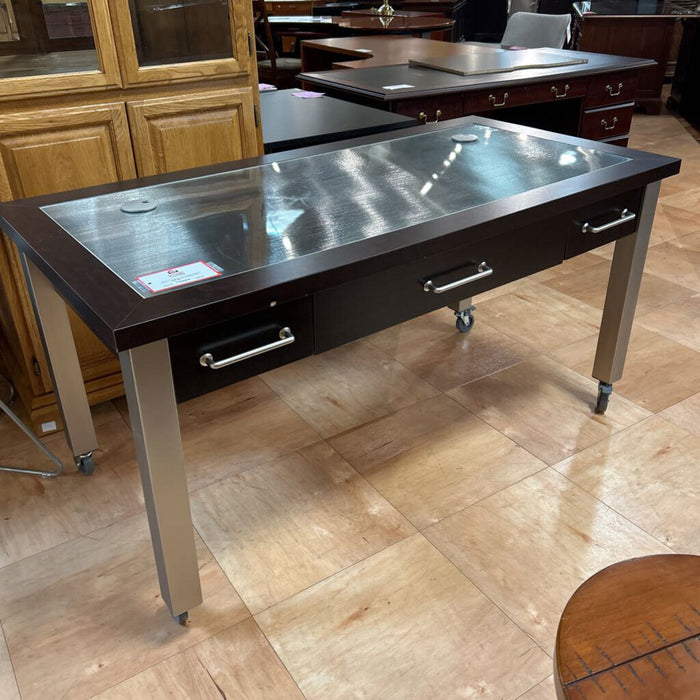 DW Glass Top Desk (BII)