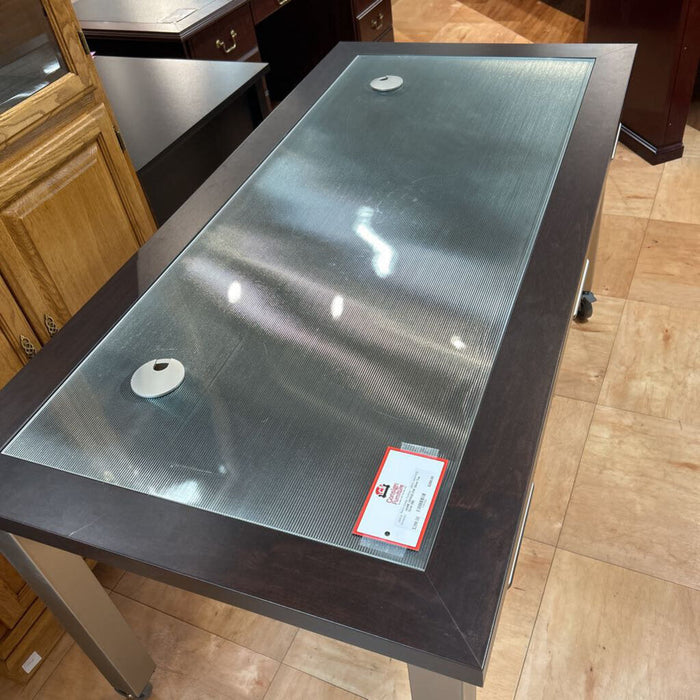 DW Glass Top Desk (BII)