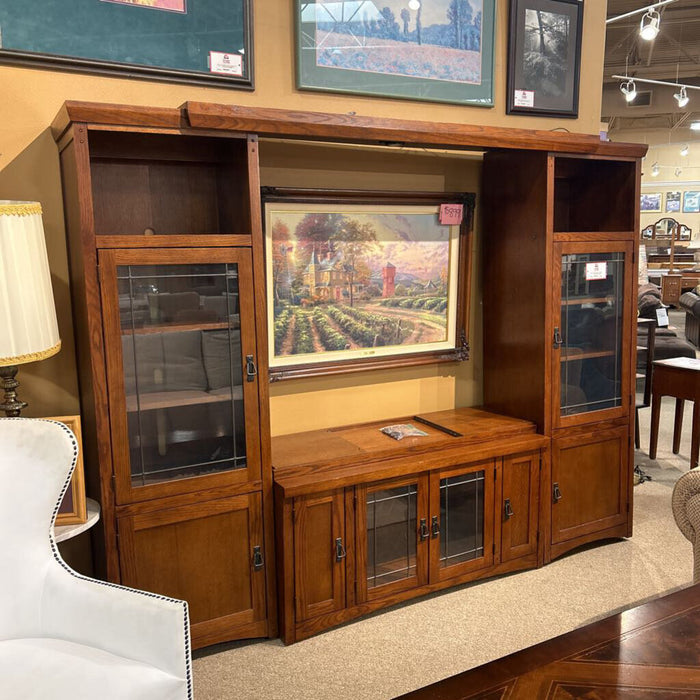 4 pc Mission Entertainment Center (CHH)