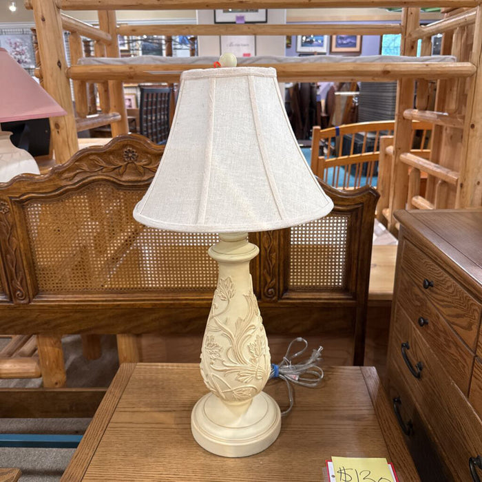 Cream Table Lamp + Shade (AT)