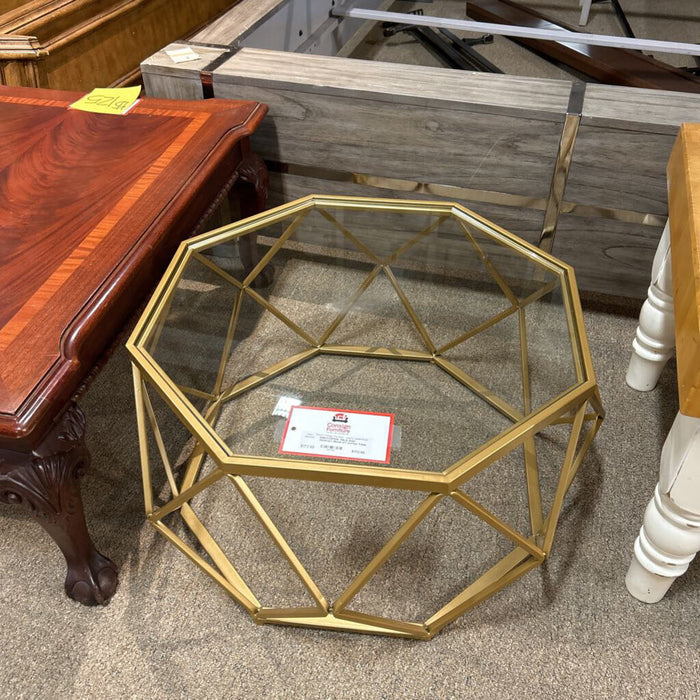 Gold Abstract Metal GT Coffee Table (BHA)