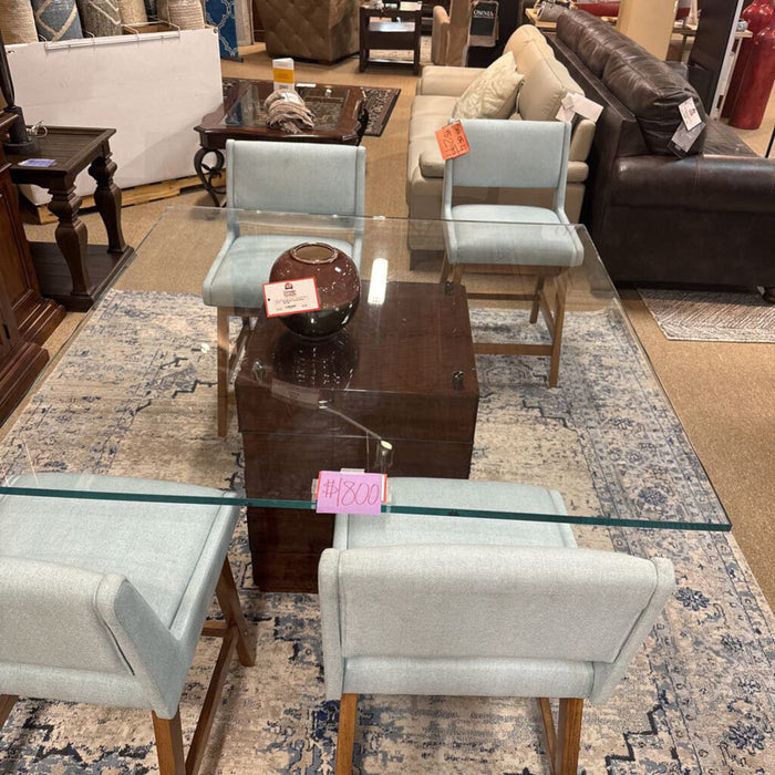 Square GT DR Table + DW Base (BLKK)