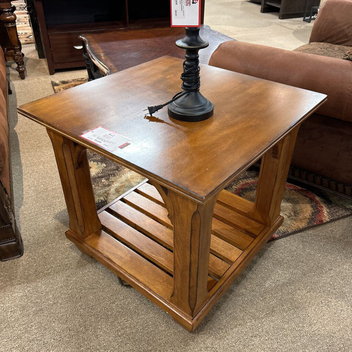 Brown 2 Tier End Table (BHA)