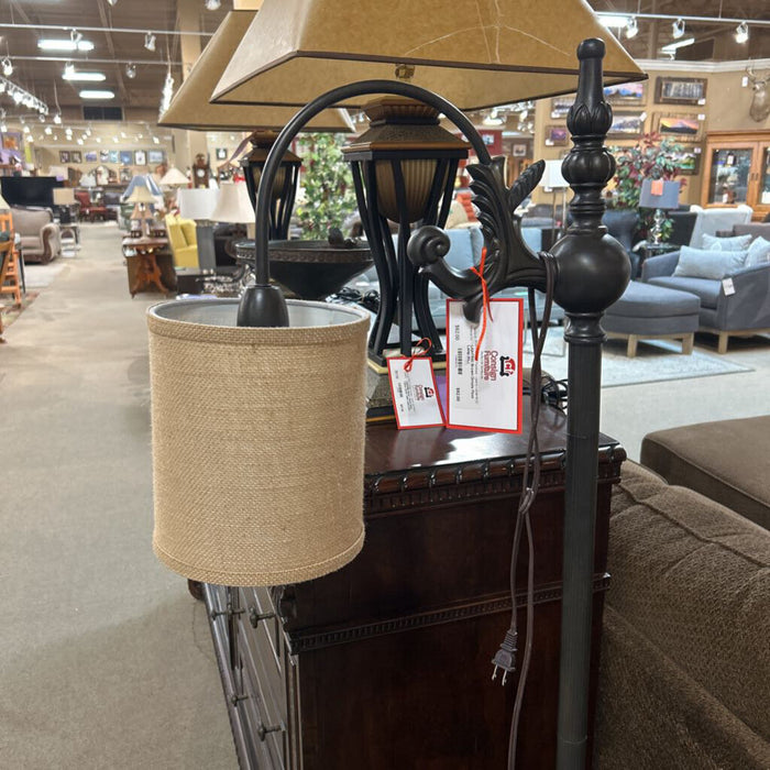 Brown Ornate Floor Lamp (KL)