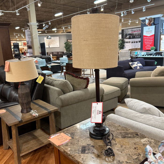 Brown Skinny Table Lamp (AT)