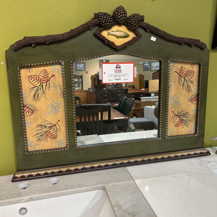 Pinecone Design Wall Mirror (SK)