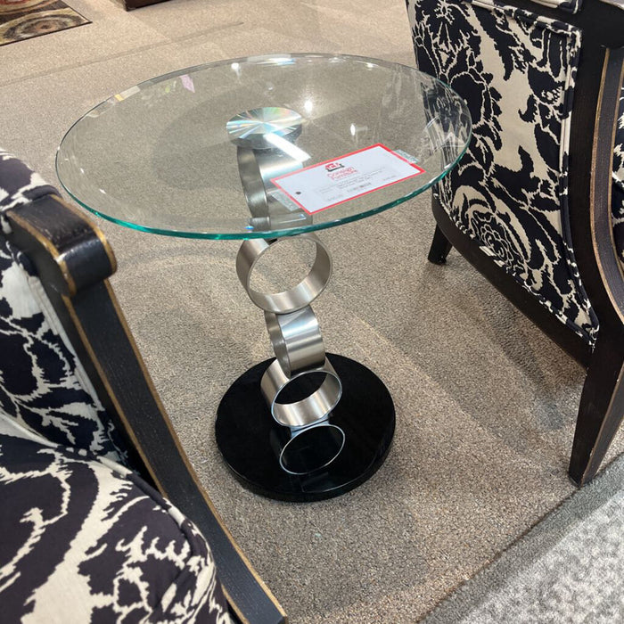 Round GT Metal End Table (SK)