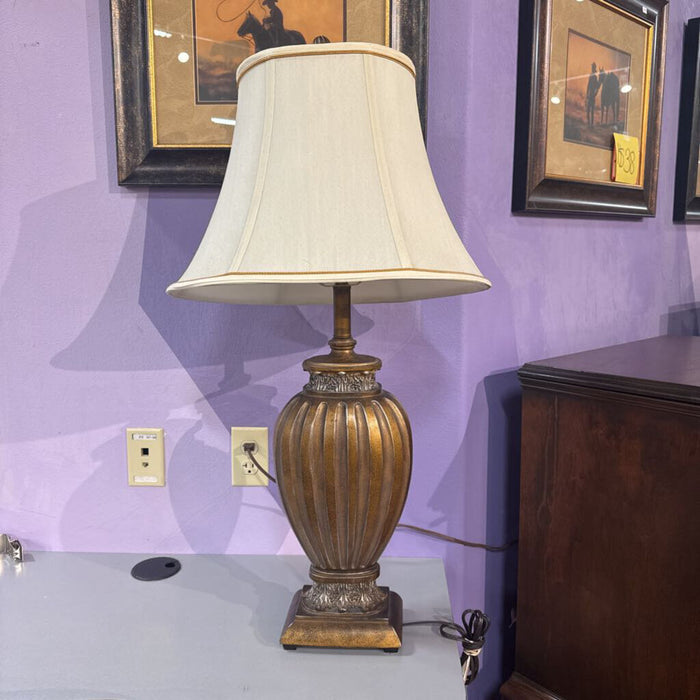 Gold Frame Floral Artwork (LS)