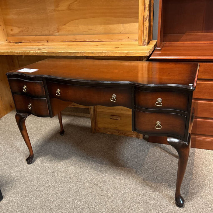 Bombay 5 Drawer Ornate Desk (ALK)