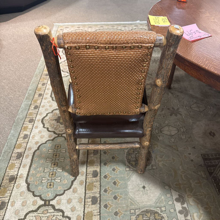 S/4 leather Upholstered DR Chairs (CTH)