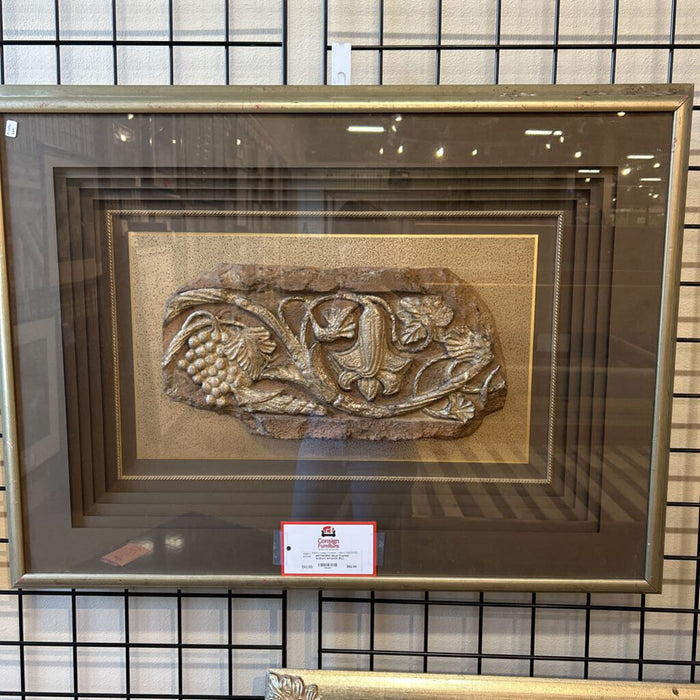 Silver Framed Artifact Artwork (KL)