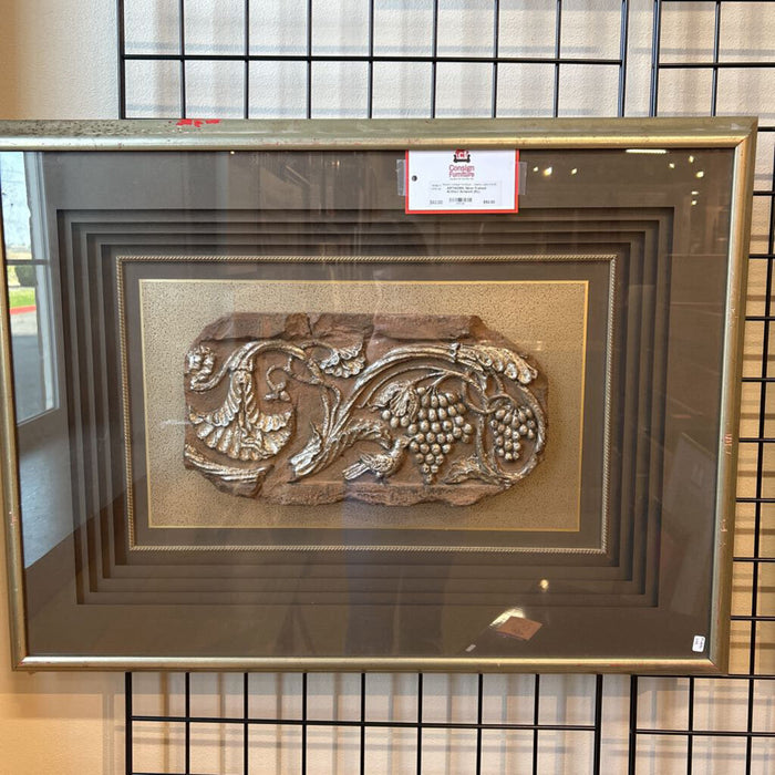 Silver Framed Artifact Artwork (KL)
