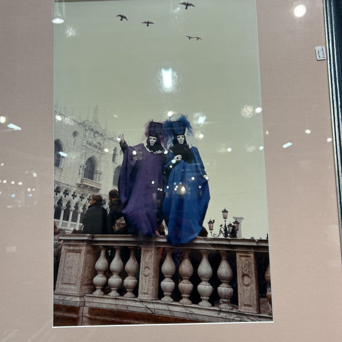 Blue + Purple Costumes Framed Artwork (LS)