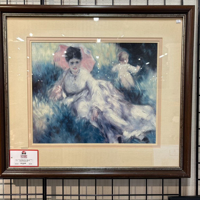 Gal + Child Oil Canvas Artwork (LS)