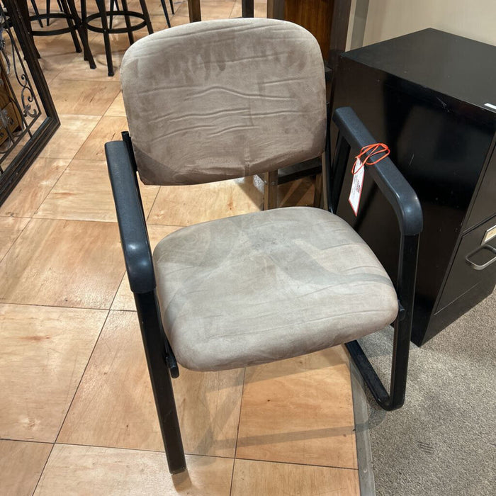 Brown Fabric Armed Chair (BA)