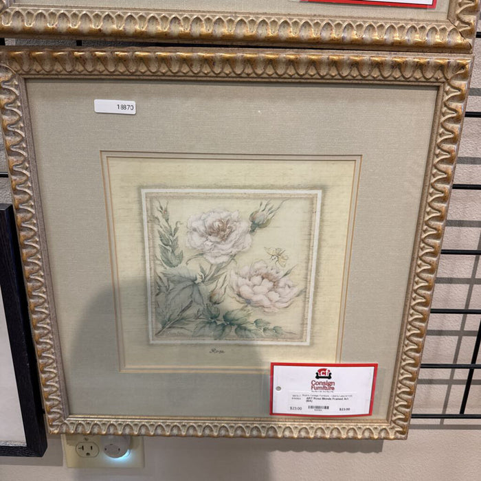 Rosa Blonde Framed Art (BA)