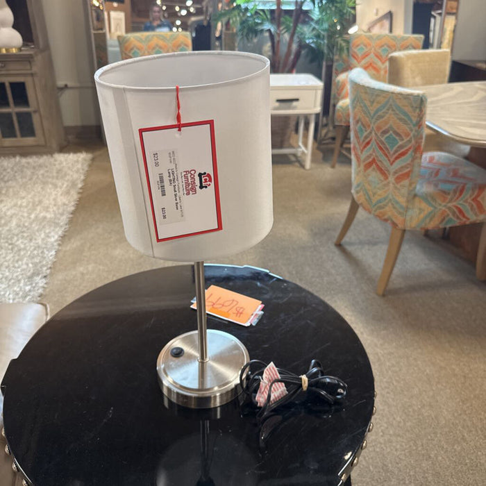 Small Silver Base Lamp (BA)