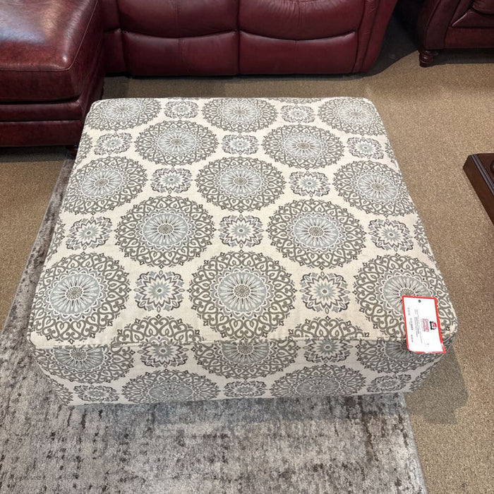 Oversized Fabric Pattern Ottoman (BAH)