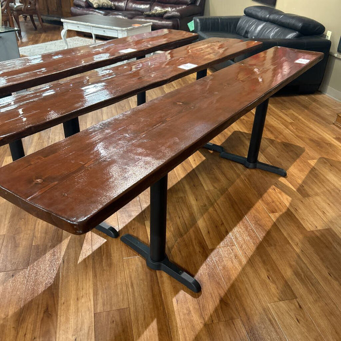 Rustic Wood Top Bar Table (ALK)