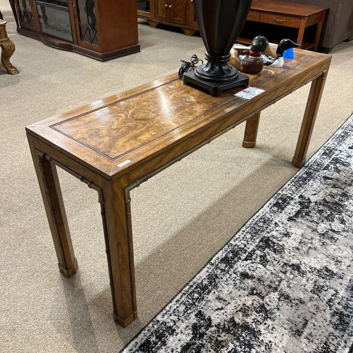 Oriental Brass Accent Sofa Table (SK)