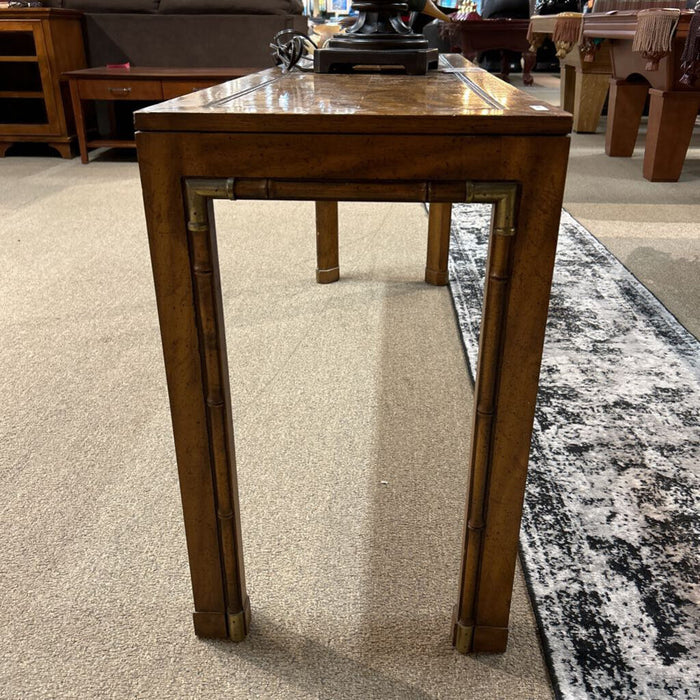 Oriental Brass Accent Sofa Table (SK)