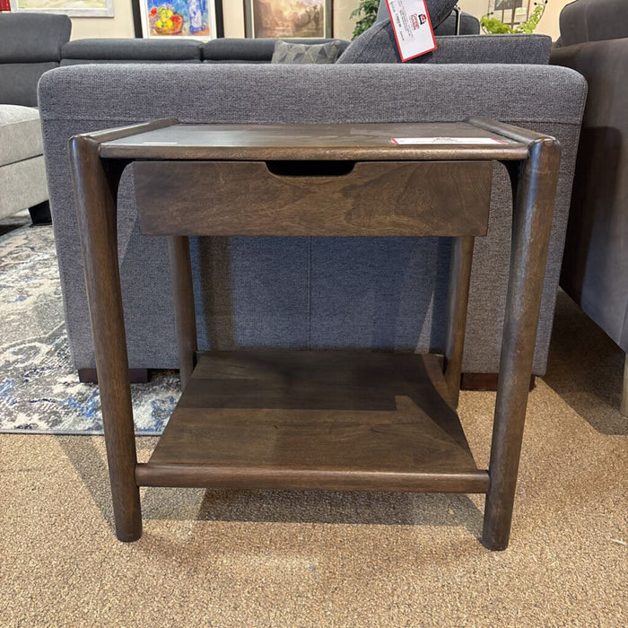 1 Drawer 2 Tier DW Nighstand (ASH)