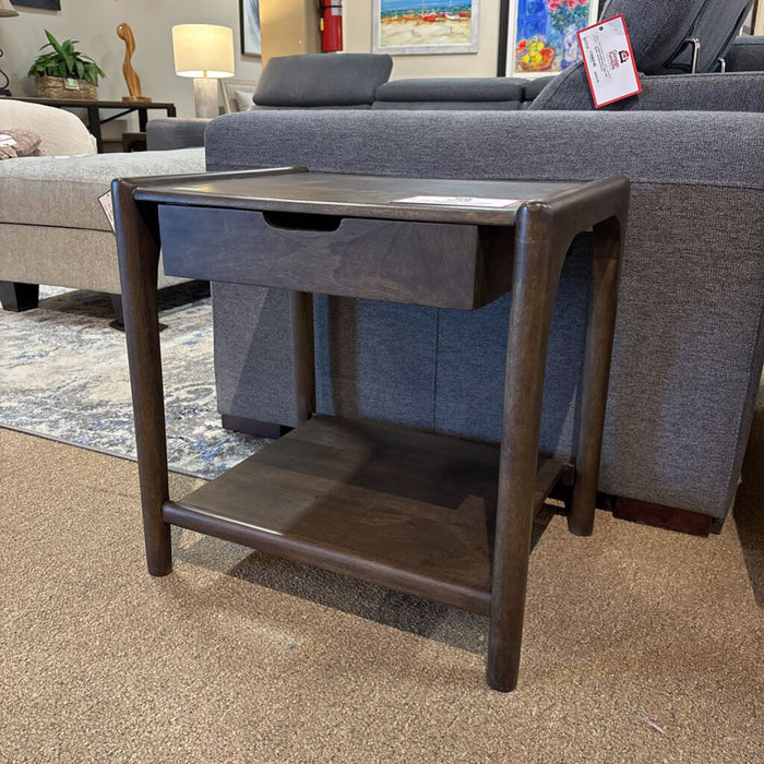 1 Drawer 2 Tier DW Nighstand (ASH)