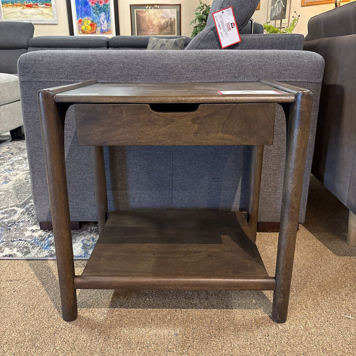 1 Drawer 2 Tier DW Nighstand (ASH)