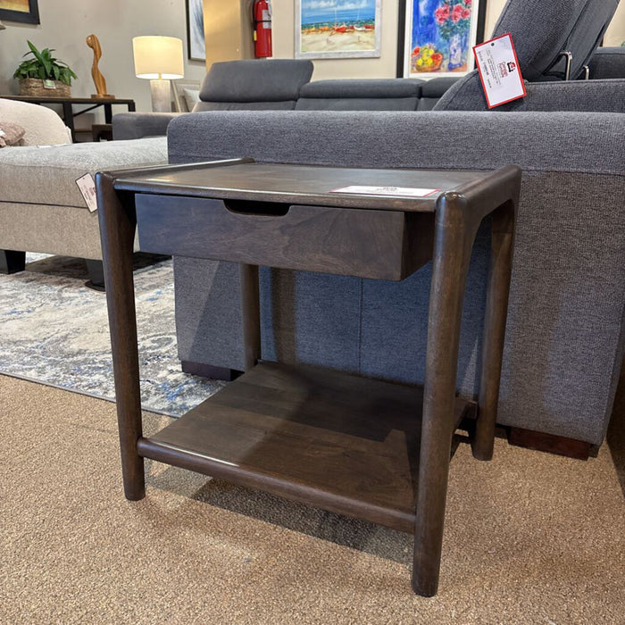 1 Drawer 2 Tier DW Nighstand (ASH)