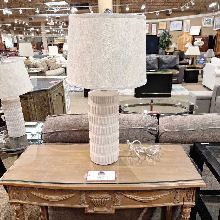 White Glass Table Lamp (SK)