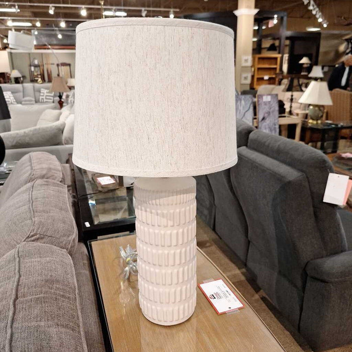 White Glass Table Lamp (SK)