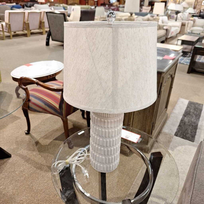 White Glass Table Lamp (SK)