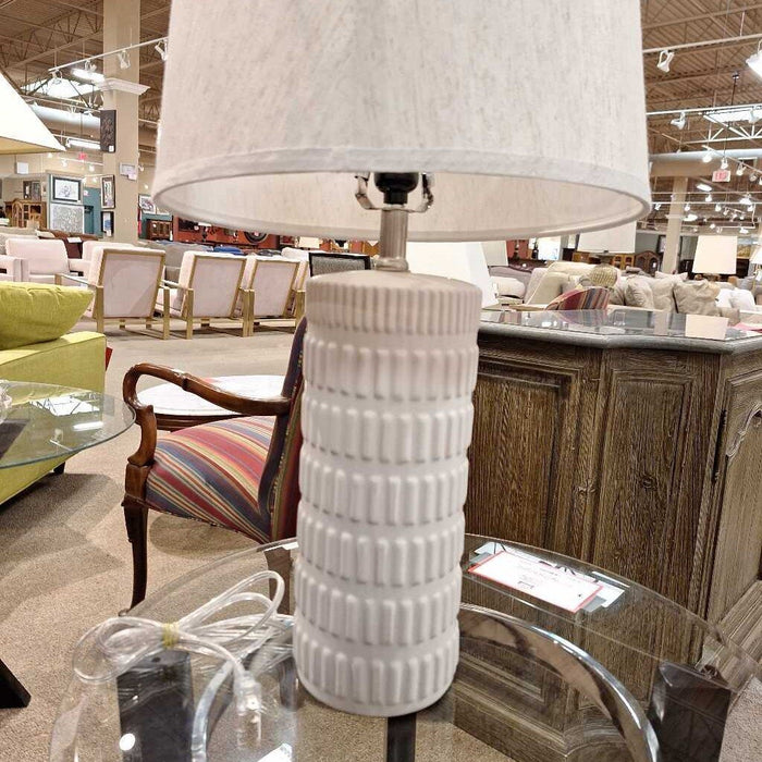 White Glass Table Lamp (SK)