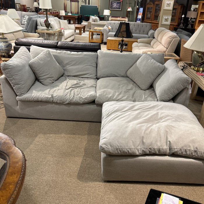 2 pc Four Hands Sofa + Ottoman (LCKH)