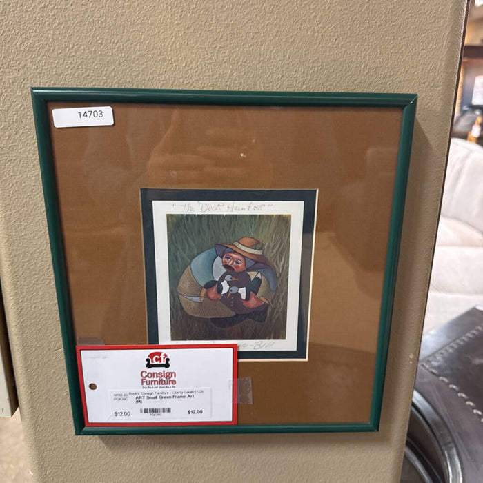 Small Green Frame Art (M)