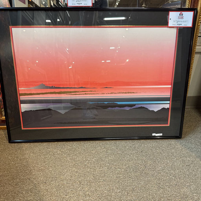 Black Frame Sunset Art (SK)