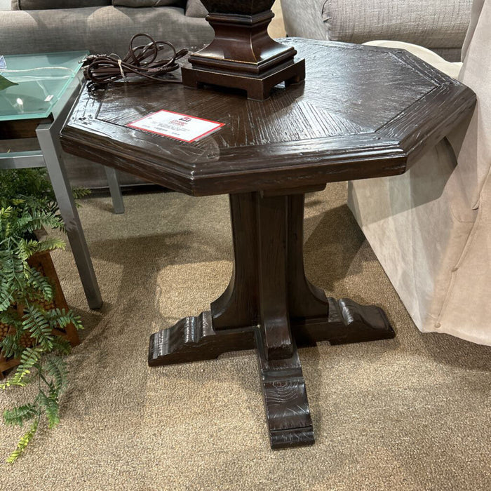 Darkwood Octagonal End Table (SK)