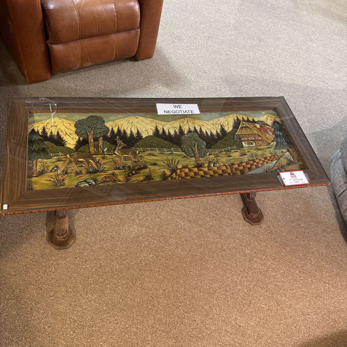 Mtn Village Scene GT Coffee Table(ALK)