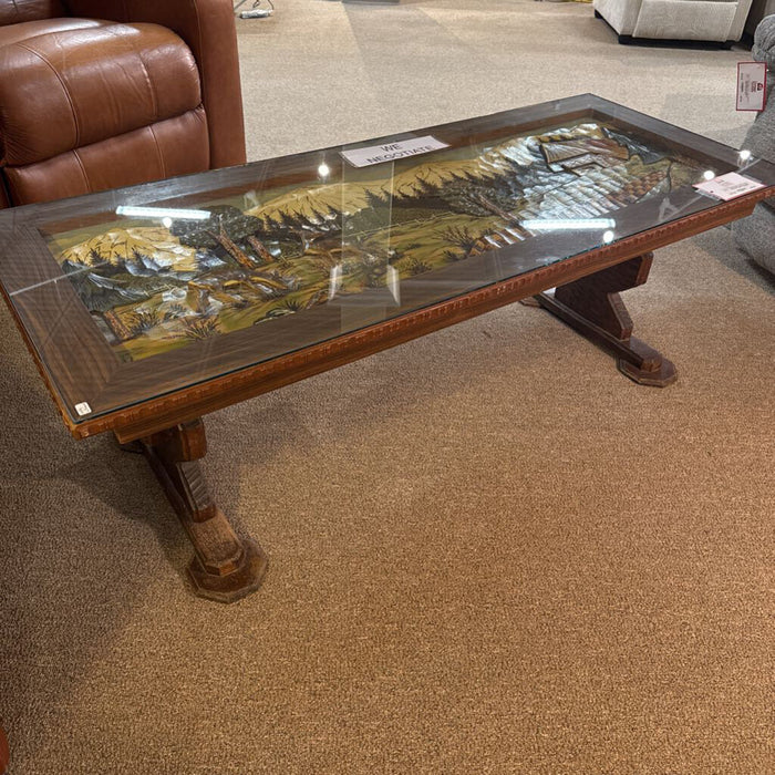 Mtn Village Scene GT Coffee Table(ALK)