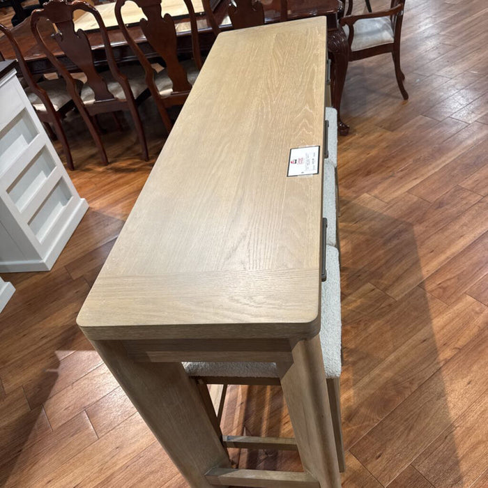 CONSOLE TABLE W / 3 STOOLS (T285-02)(TTT)