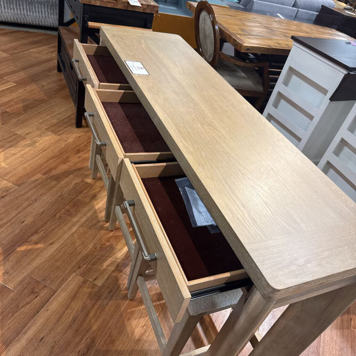 CONSOLE TABLE W / 3 STOOLS (T285-02)(TTT)