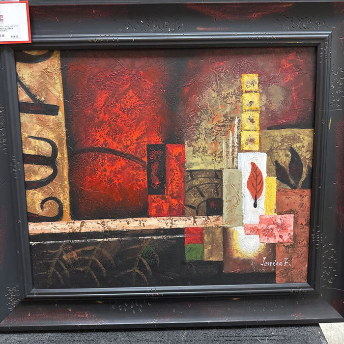 Abstract Black Frame Artwork (AT)